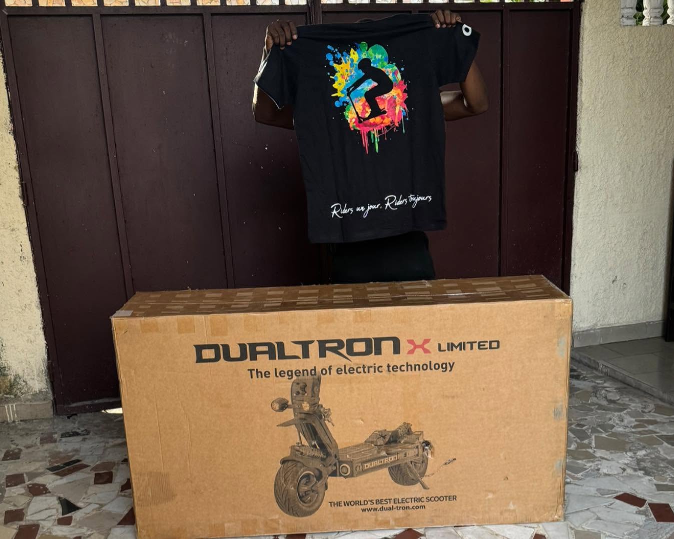Dualtron scooter customer photo